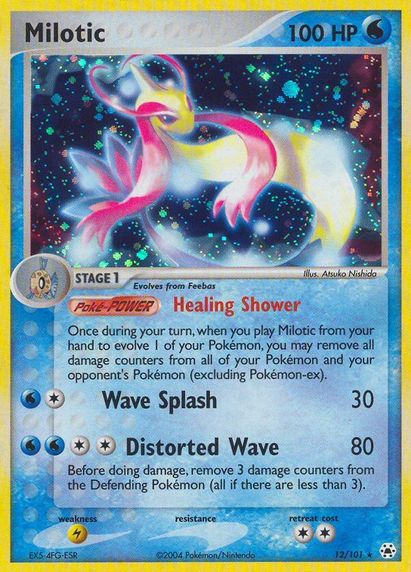 PSA 10 Milotic EX Dragon graded Pokémon card