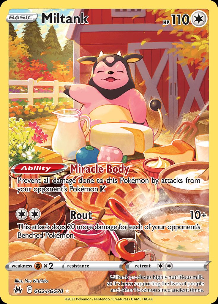PSA 10 Miltank Crown Zenith graded Pokémon card