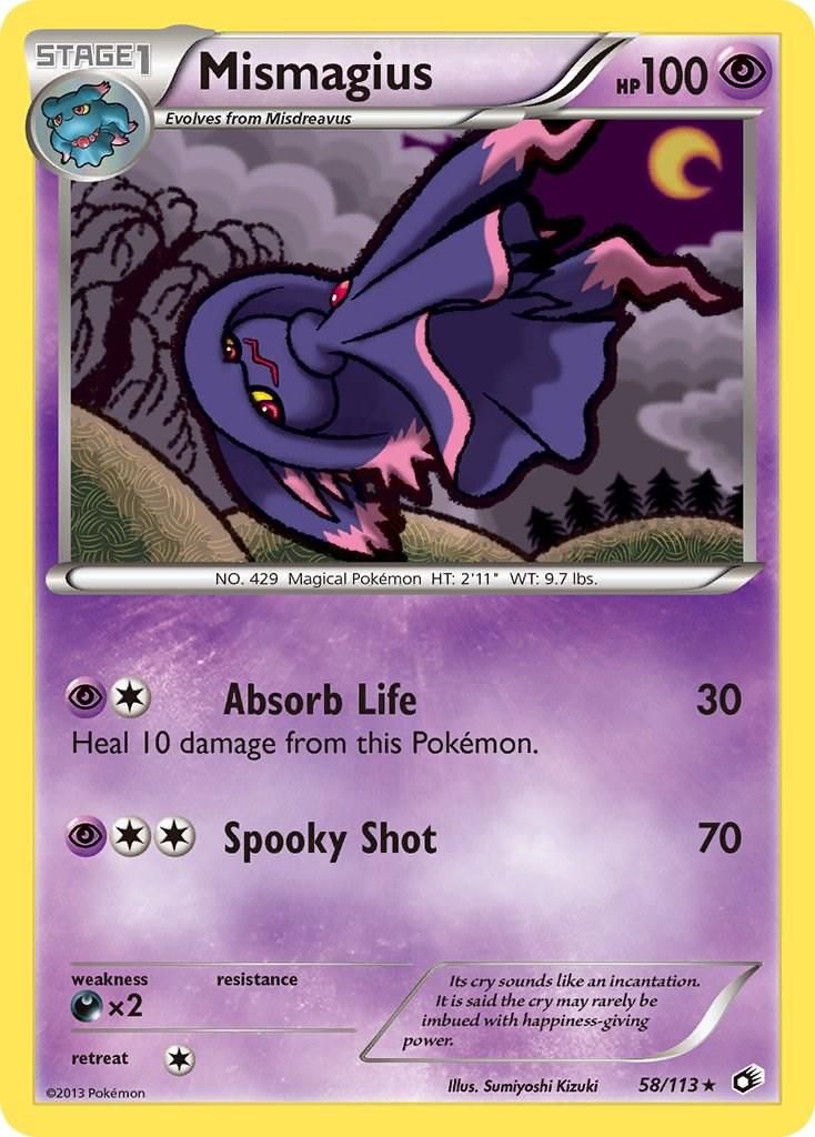 PSA 10 Mismagius Mysterious Treasures graded Pokémon card