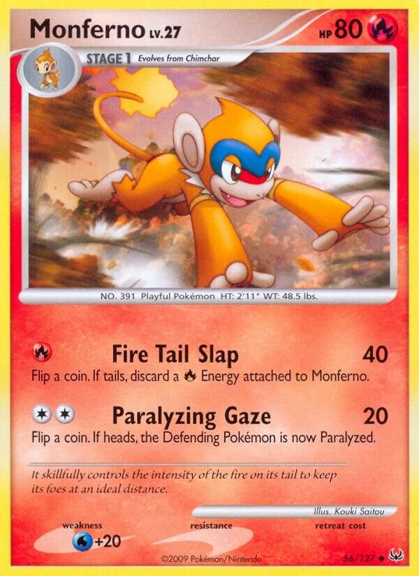 PSA 10 Monferno Platinum graded Pokémon card
