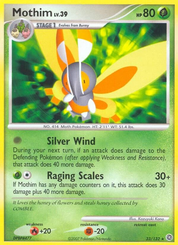PSA 10 Mothim Secret Wonders graded Pokémon card