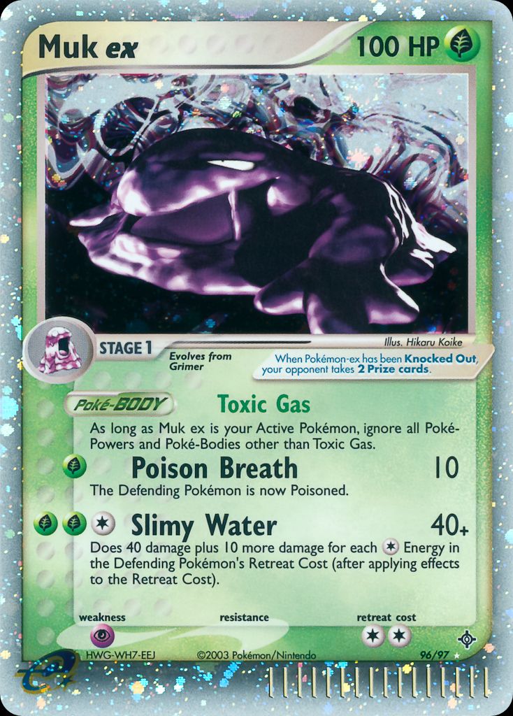 PSA 10 Muk ex EX Dragon Frontiers graded Pokémon card