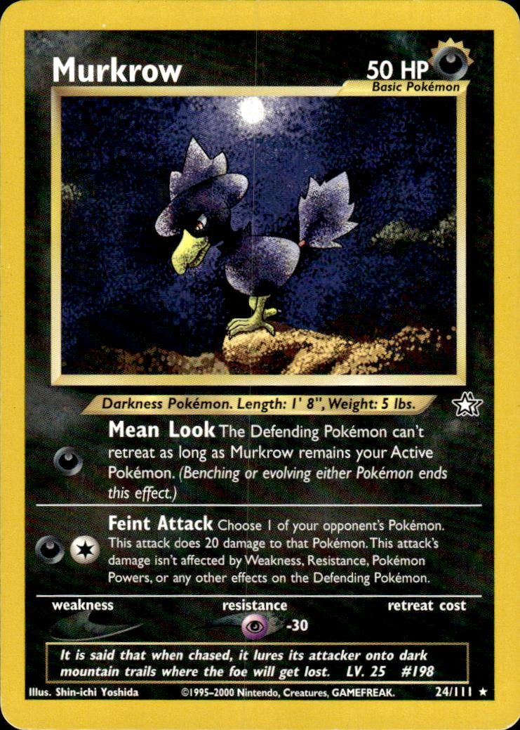 PSA 10 Murkrow Neo Destiny graded Pokémon card