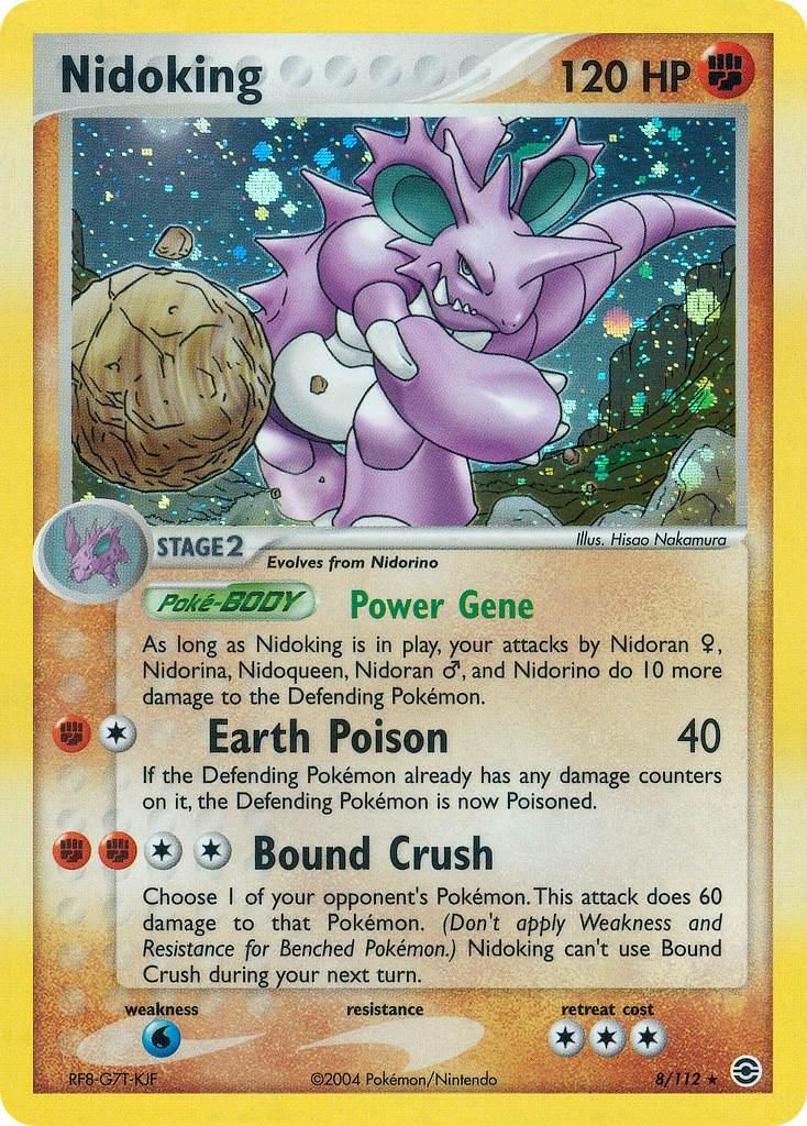 PSA 10 Nidoking Carddass Red & Green graded Pokémon card
