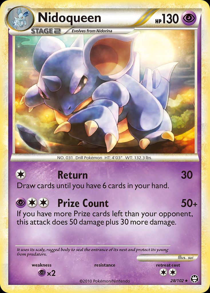 PSA 10 Nidoqueen Triumphant graded Pokémon card