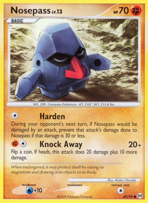 PSA 10 Nosepass Arceus graded Pokémon card