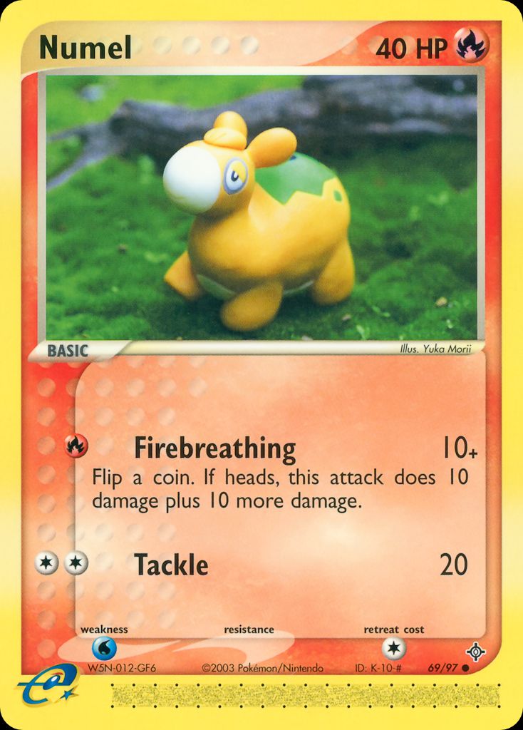 PSA 10 Numel EX Dragon graded Pokémon card
