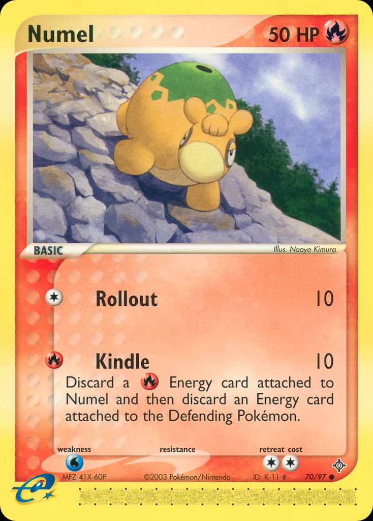 PSA 10 Numel EX Dragon graded Pokémon card