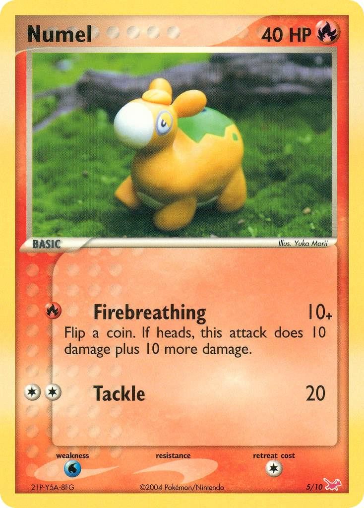 PSA 10 Numel EX Hidden Legends graded Pokémon card