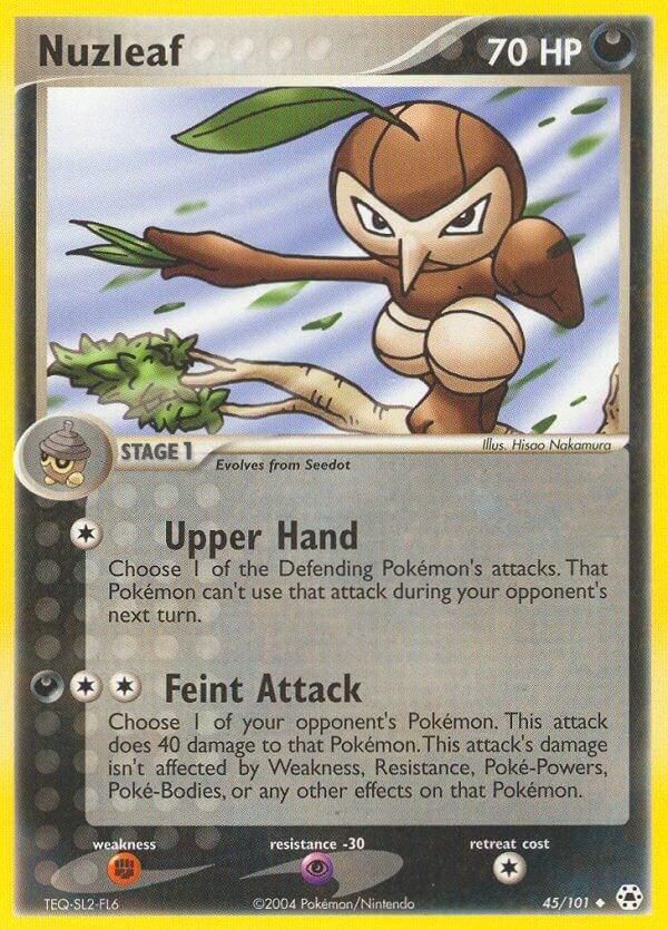 PSA 10 Nuzleaf Call of Legends graded Pokémon card