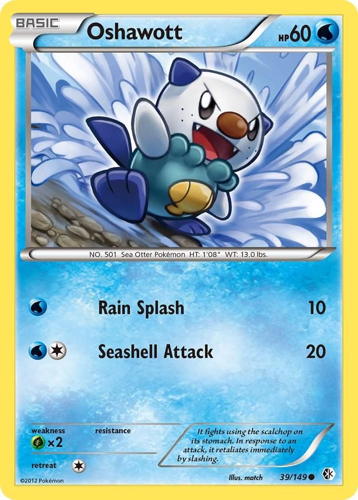 PSA 10 Oshawott Boundaries Crossed graded Pokémon card
