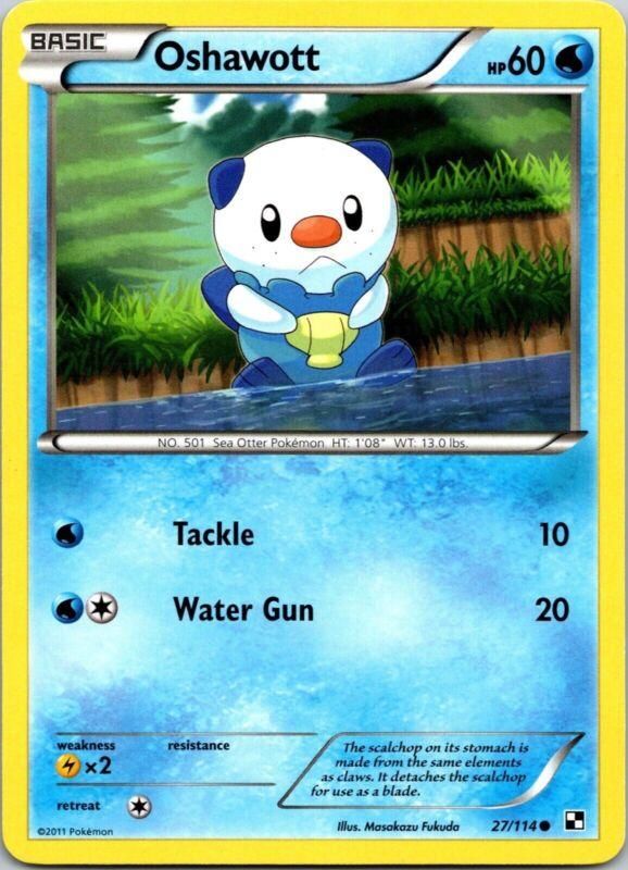 PSA 10 Oshawott Black Star Promos graded Pokémon card