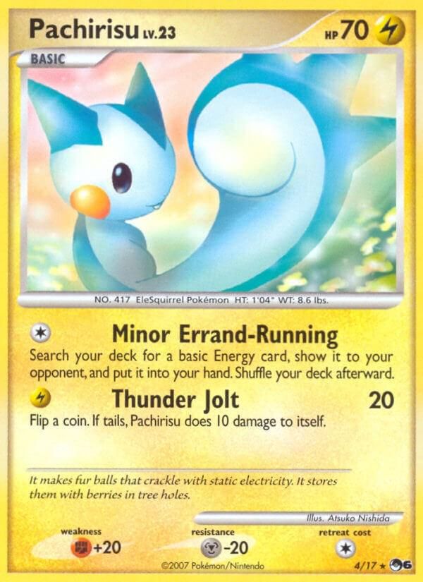PSA 10 Pachirisu POP Series 8 graded Pokémon card