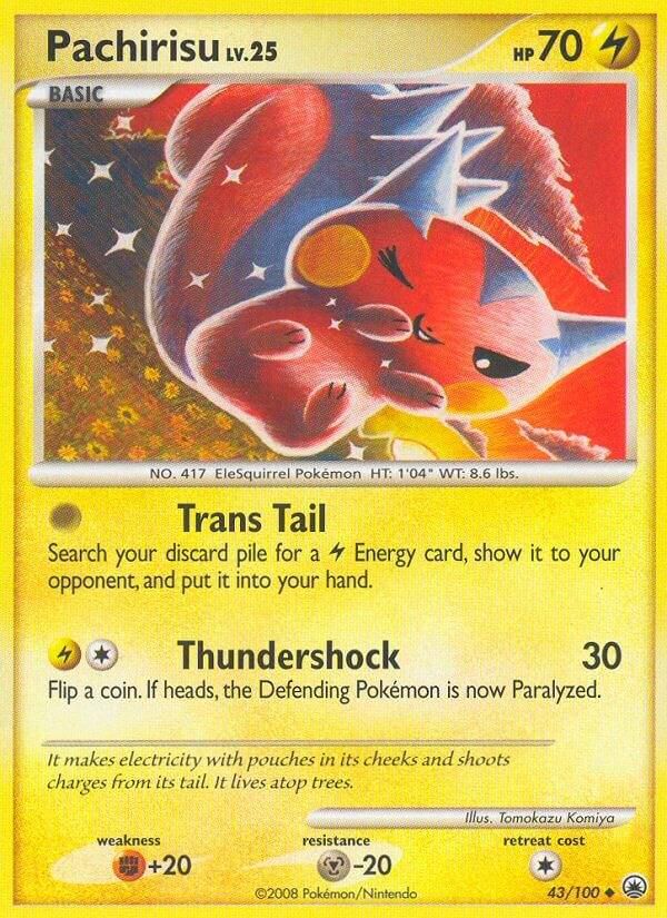 PSA 10 Pachirisu Platinum graded Pokémon card