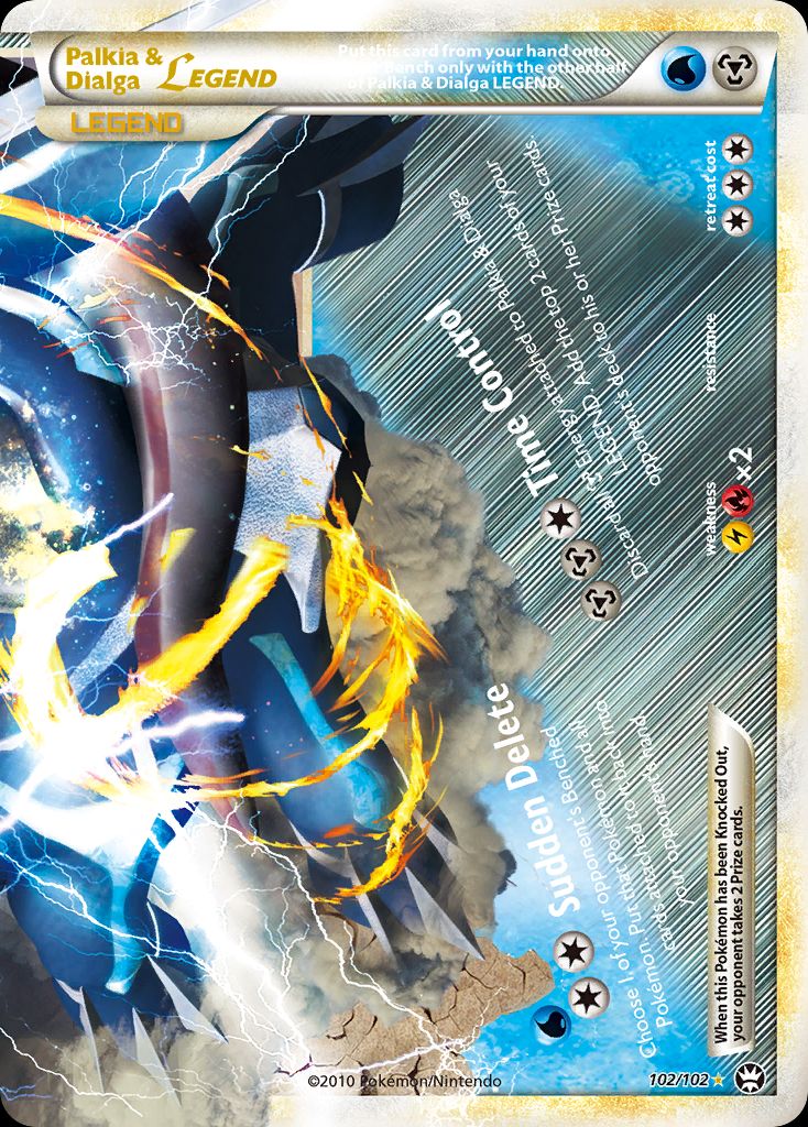 PSA 10 Palkia HS. Triumphant graded Pokémon card