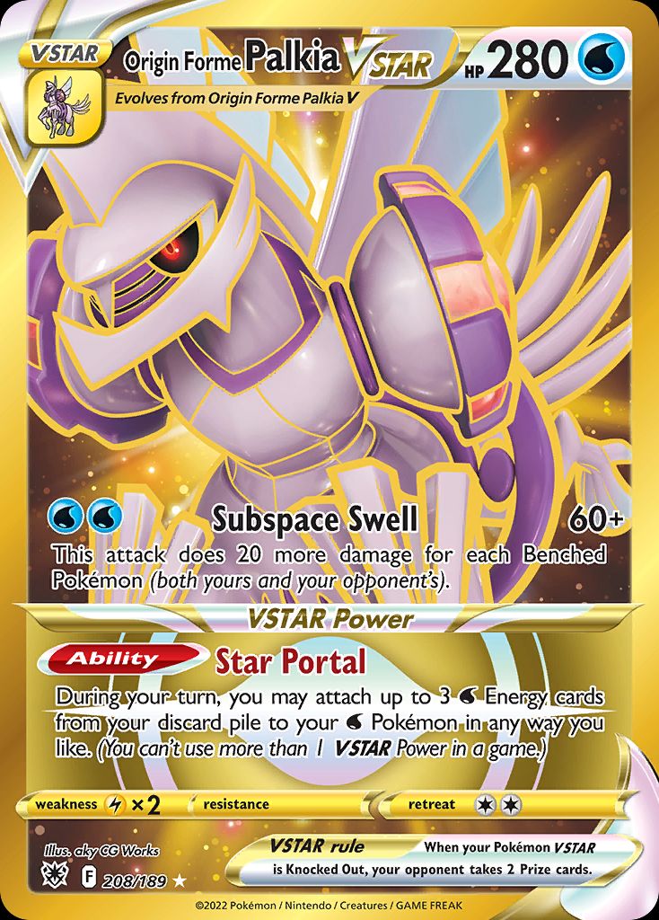 PSA 10 Palkia Astral Radiance graded Pokémon card