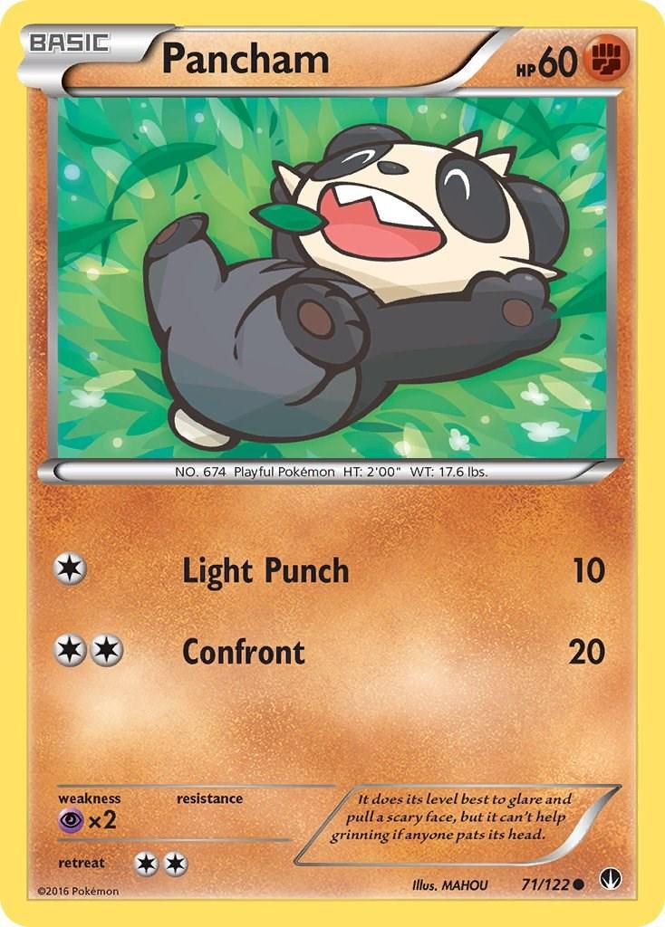 PSA 10 Pancham Pokémon Card Game XY Break Starter Pack graded Pokémon card