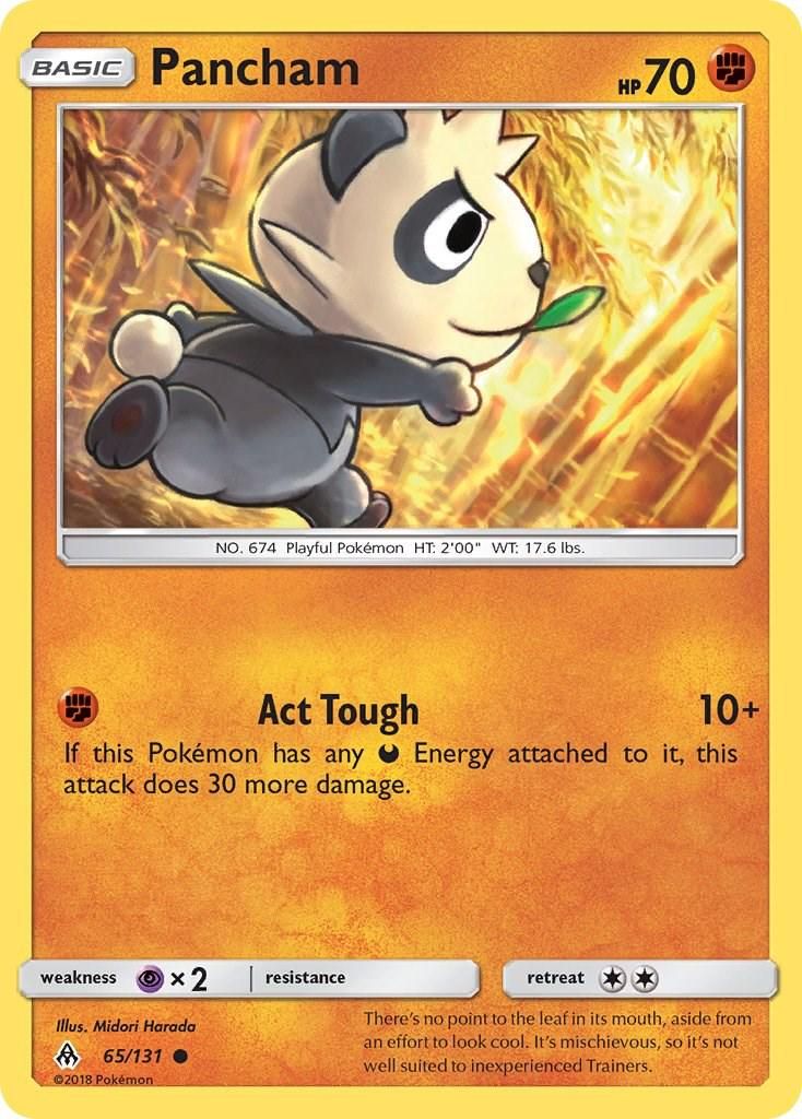 PSA 10 Pancham Forbidden Light graded Pokémon card