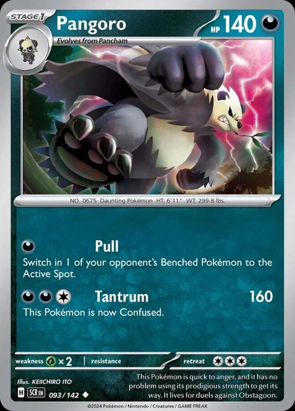 PSA 10 Pangoro Brilliant Stars graded Pokémon card