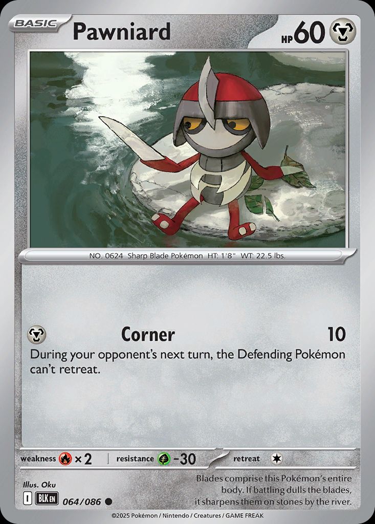 PSA 10 Pawniard Terastal Festival ex graded Pokémon card