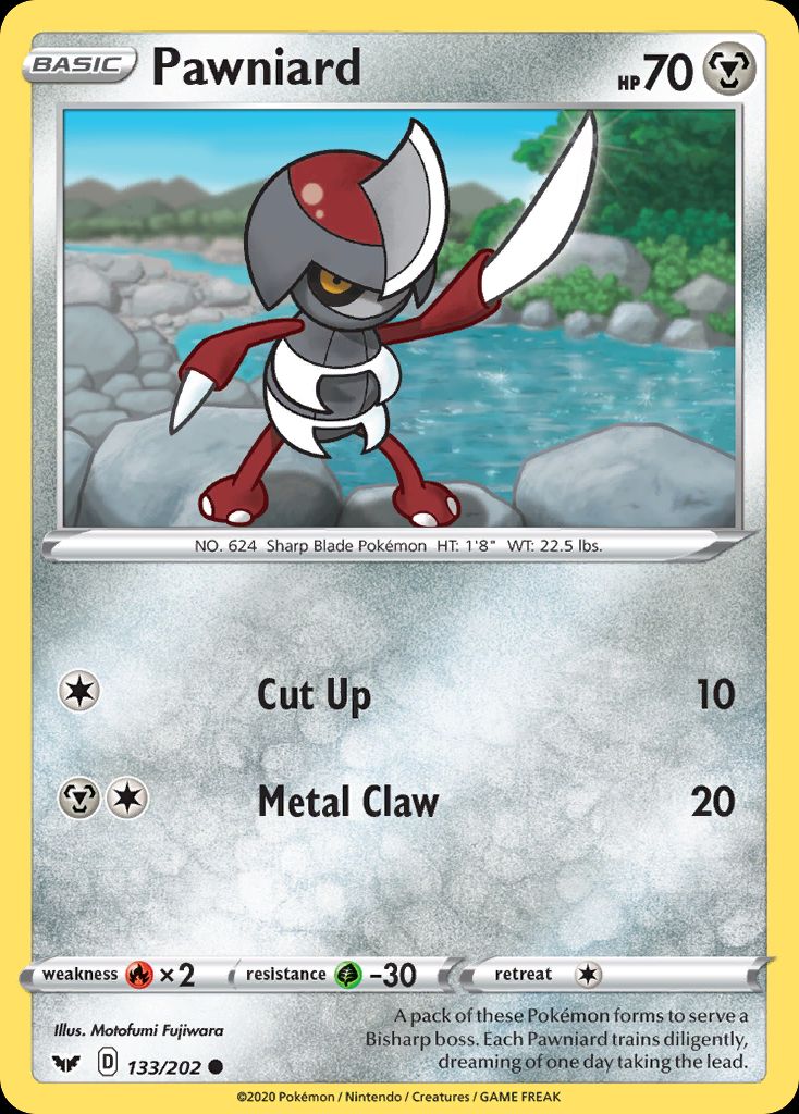 PSA 10 Pawniard Paldean Fates graded Pokémon card