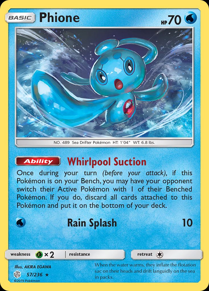 PSA 10 Phione Unified Minds graded Pokémon card