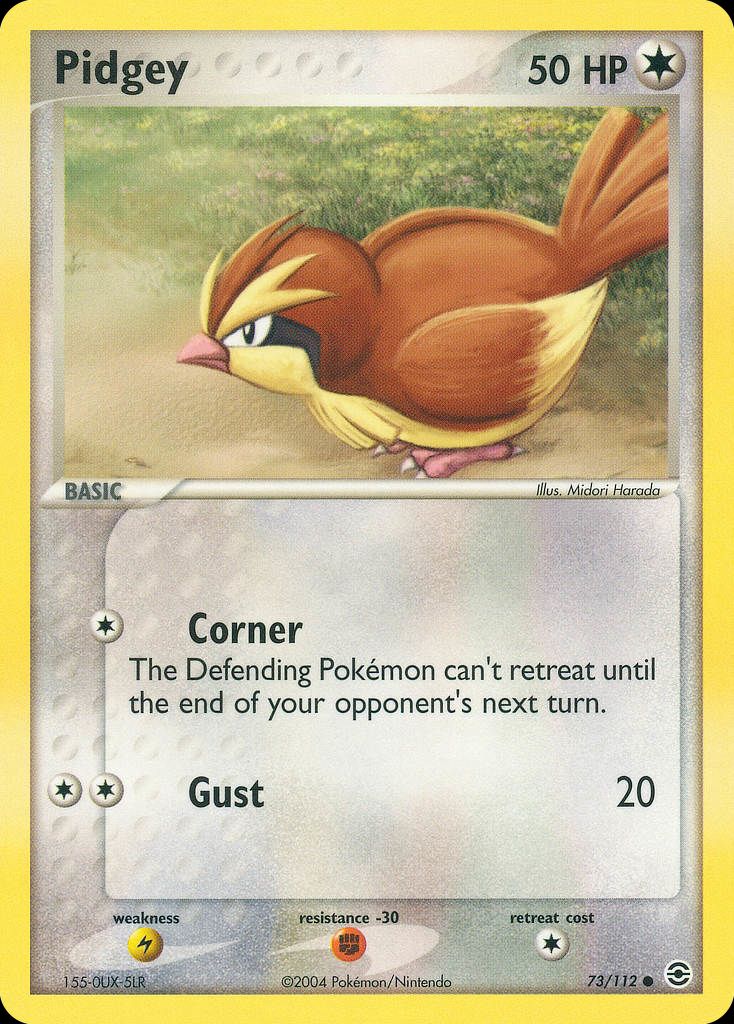 PSA 10 Pidgey EX FireRed and LeafGreen graded Pokémon card