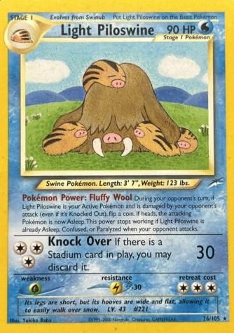 PSA 10 Piloswine Neo Discovery graded Pokémon card