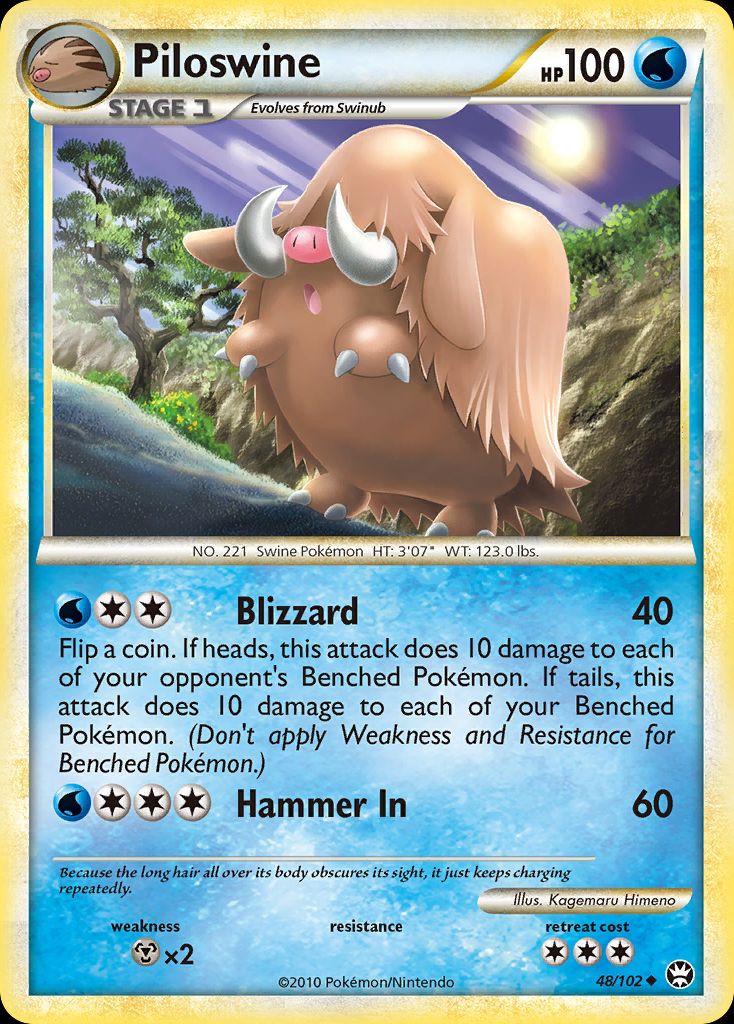 PSA 10 Piloswine Skyridge graded Pokémon card