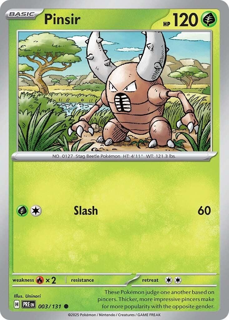 PSA 10 Pinsir XY Evolutions Reverse Holo graded Pokémon card