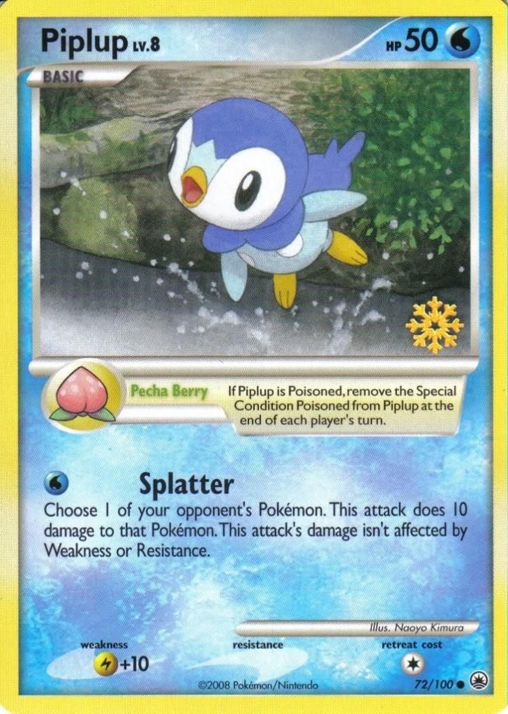 PSA 10 Piplup Diamond & Pearl graded Pokémon card