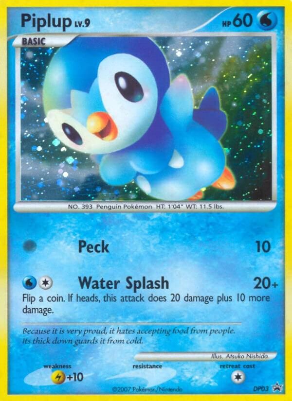 PSA 10 Piplup DP Black Star Promos graded Pokémon card
