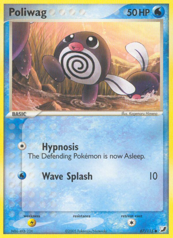 PSA 10 Poliwag Crystal Guardians graded Pokémon card