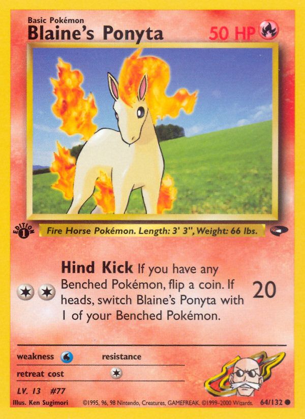 PSA 10 Ponyta Gym Challenge graded Pokémon card