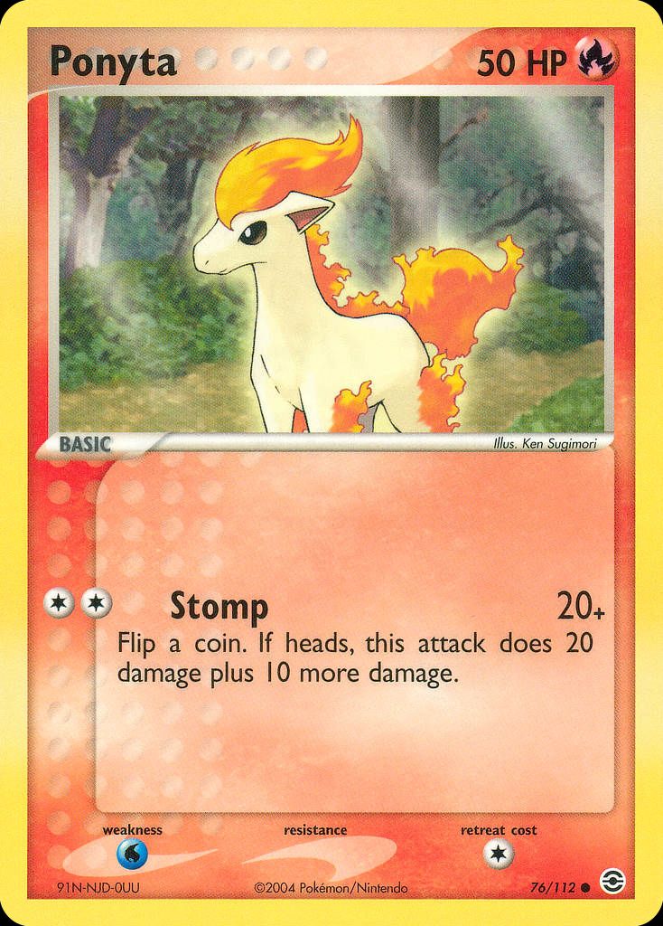 PSA 10 Ponyta EX FireRed and LeafGreen graded Pokémon card