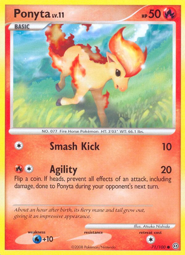 PSA 10 Ponyta Arceus graded Pokémon card