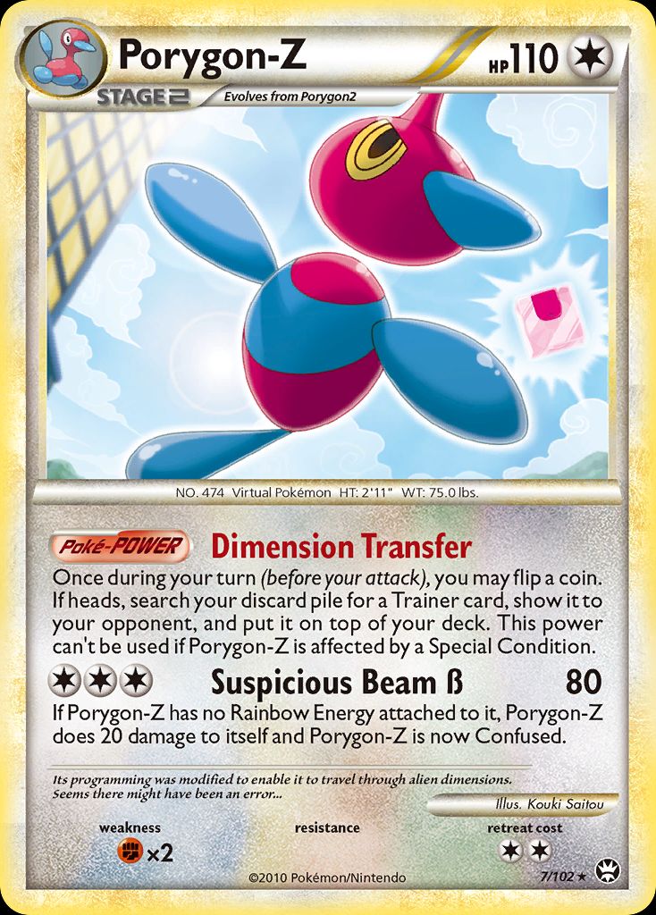 PSA 10 Porygon-Z Mysterious Treasures graded Pokémon card