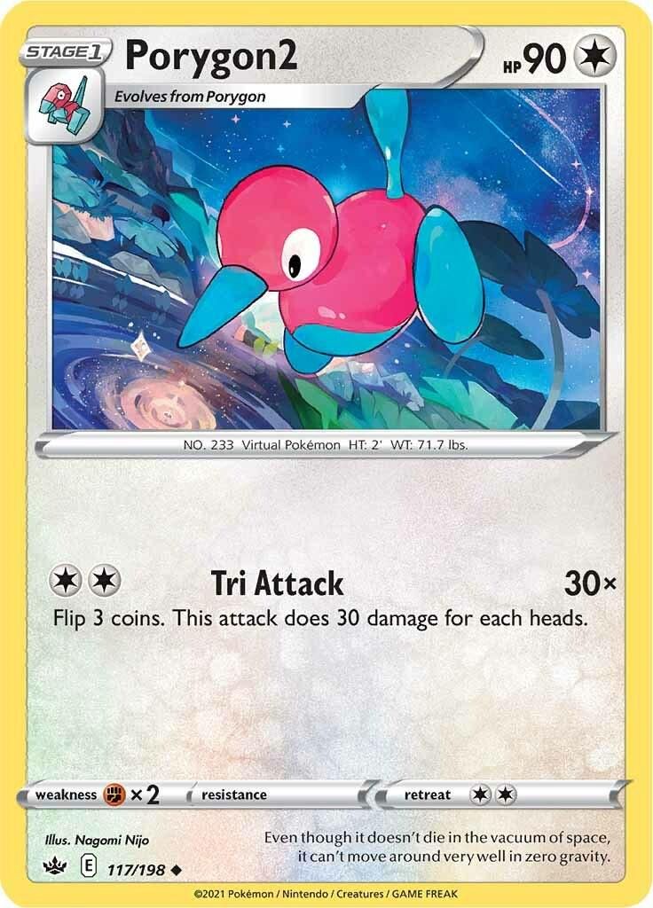 PSA 10 Porygon2 Chilling Reign graded Pokémon card
