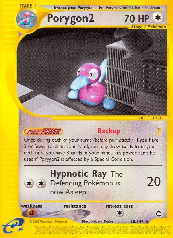 PSA 10 Porygon2 Aquapolis graded Pokémon card
