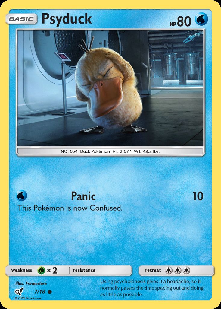 PSA 10 Psyduck Detective Pikachu graded Pokémon card