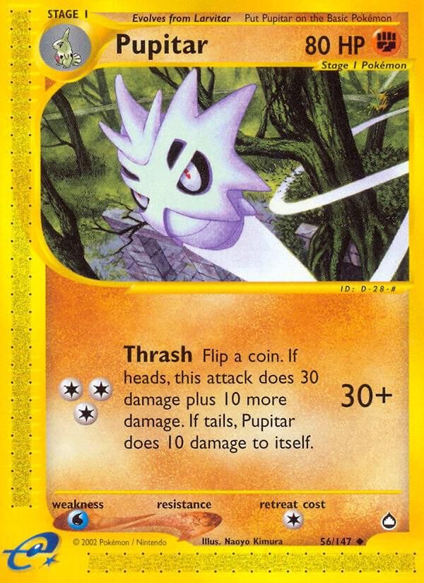 PSA 10 Pupitar Aquapolis graded Pokémon card