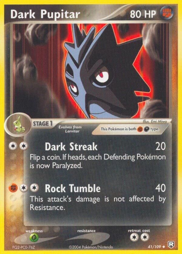 PSA 10 Pupitar EX Team Rocket Returns graded Pokémon card