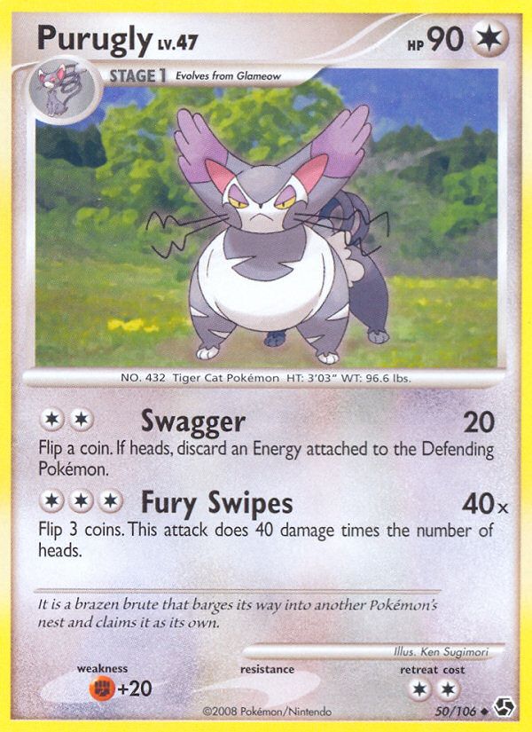 PSA 10 Purugly Great Encounters graded Pokémon card