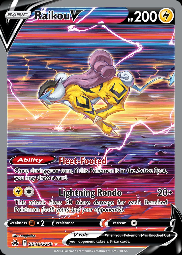 PSA 10 Raikou Crown Zenith graded Pokémon card