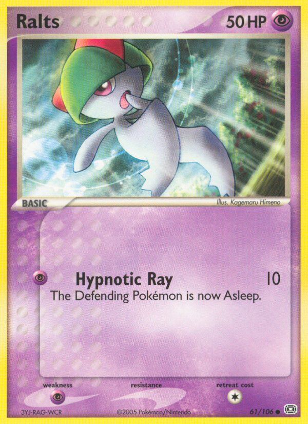 PSA 10 Ralts EX Emerald graded Pokémon card