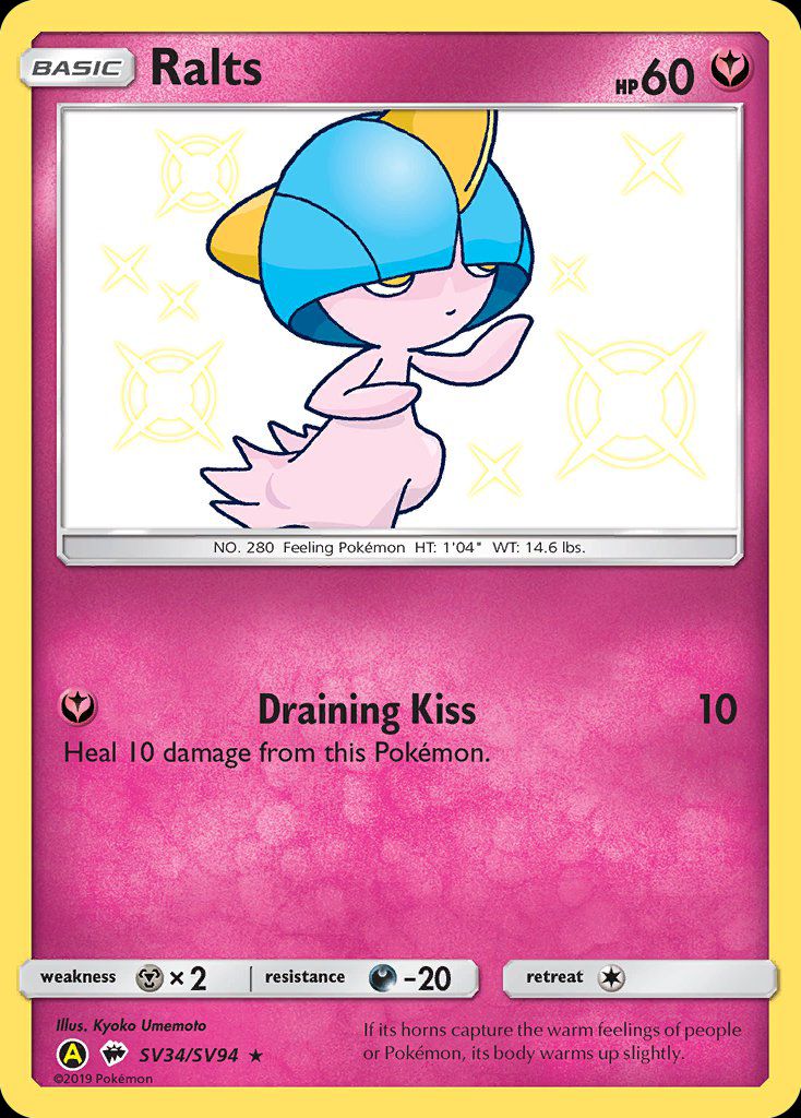 PSA 10 Ralts Hidden Fates Shiny Vault graded Pokémon card