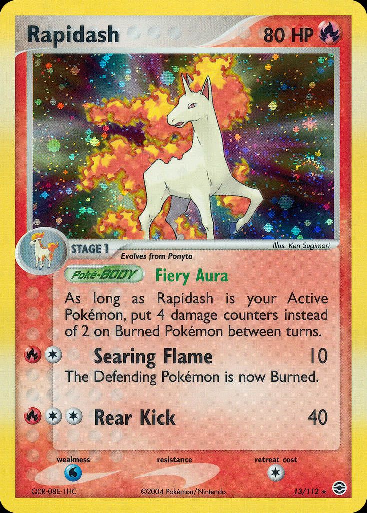 PSA 10 Rapidash EX FireRed and LeafGreen graded Pokémon card