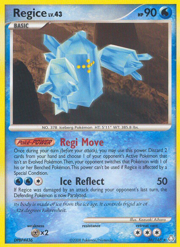 PSA 10 Regice Great Encounters graded Pokémon card