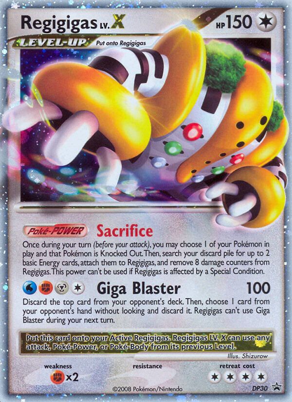 PSA 10 Regigigas Diamond & Pearl Promos graded Pokémon card