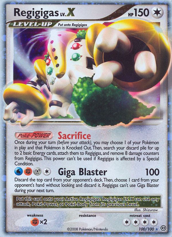 PSA 10 Regigigas Rising Rivals graded Pokémon card